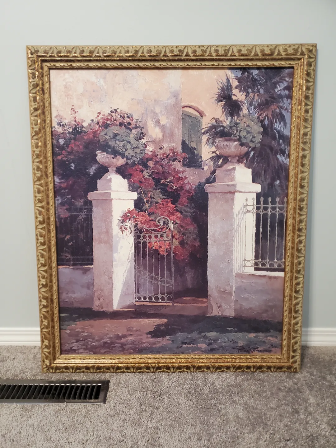 Framed Spanish Garden Gate Print image indicator(9)