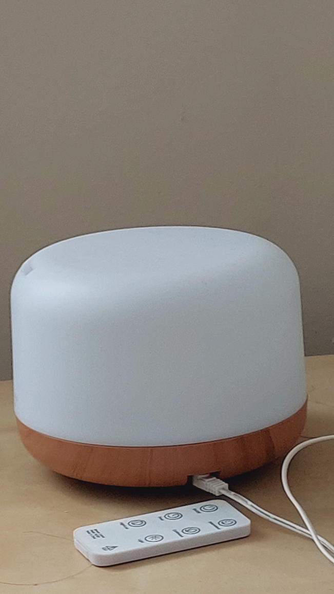 ASAKUKI 500ml Ultrasonic Essential Oil Diffuser Humidifier