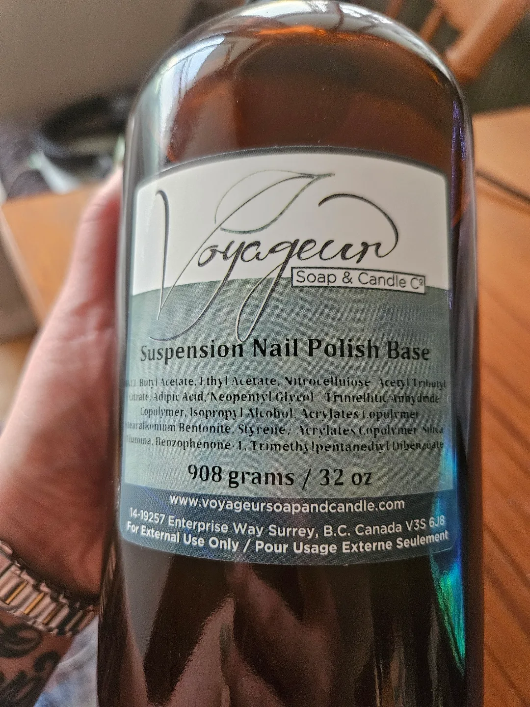 Voyageur Suspension Nail Polish Base (Canadian made) image indicator(2)