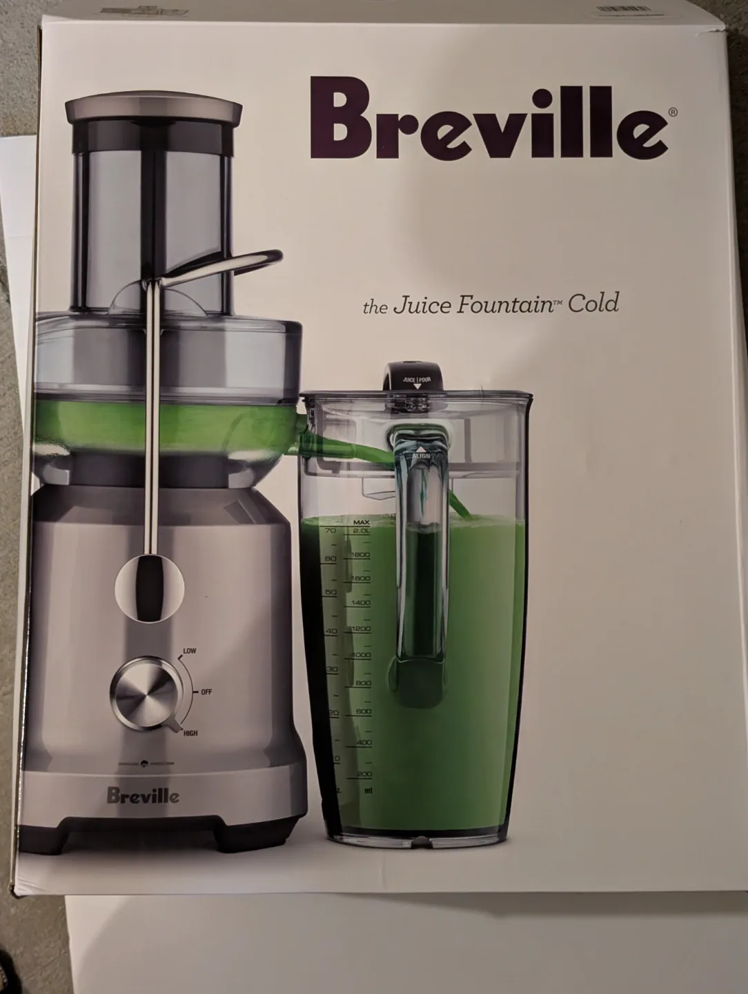 Breville Juice Fountain Cold Juicer thumbnail