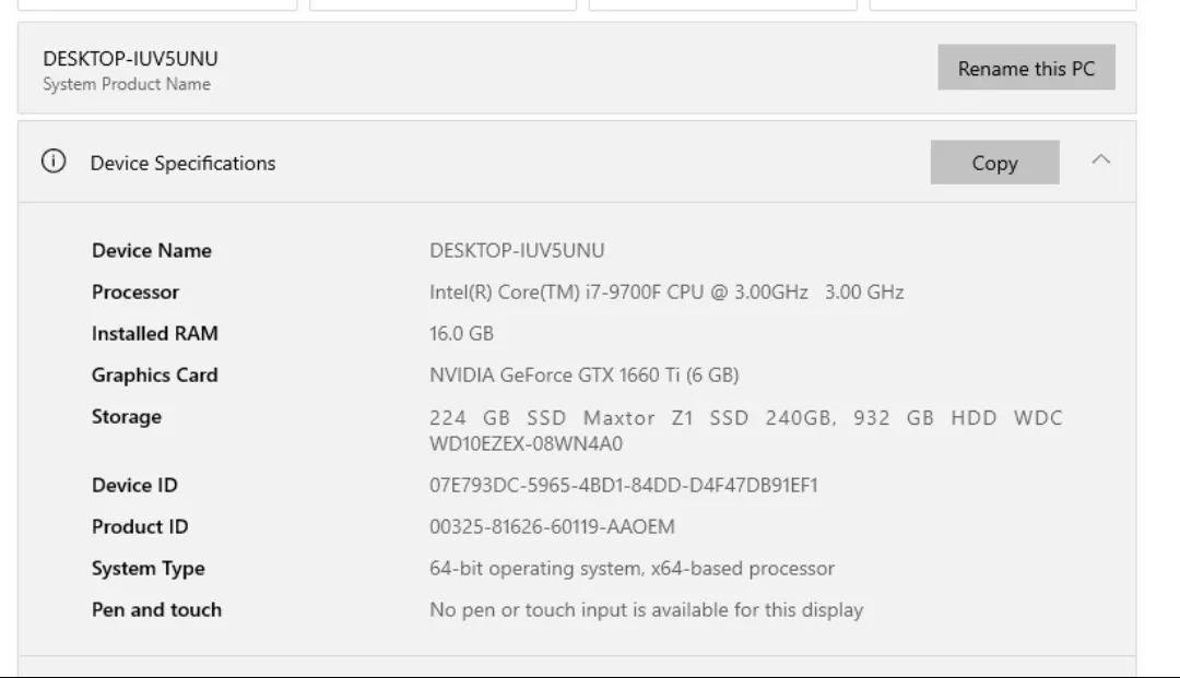 Gaming PC - Intel i7-9700F, GTX 1660 Ti, 16GB RAM image indicator(5)