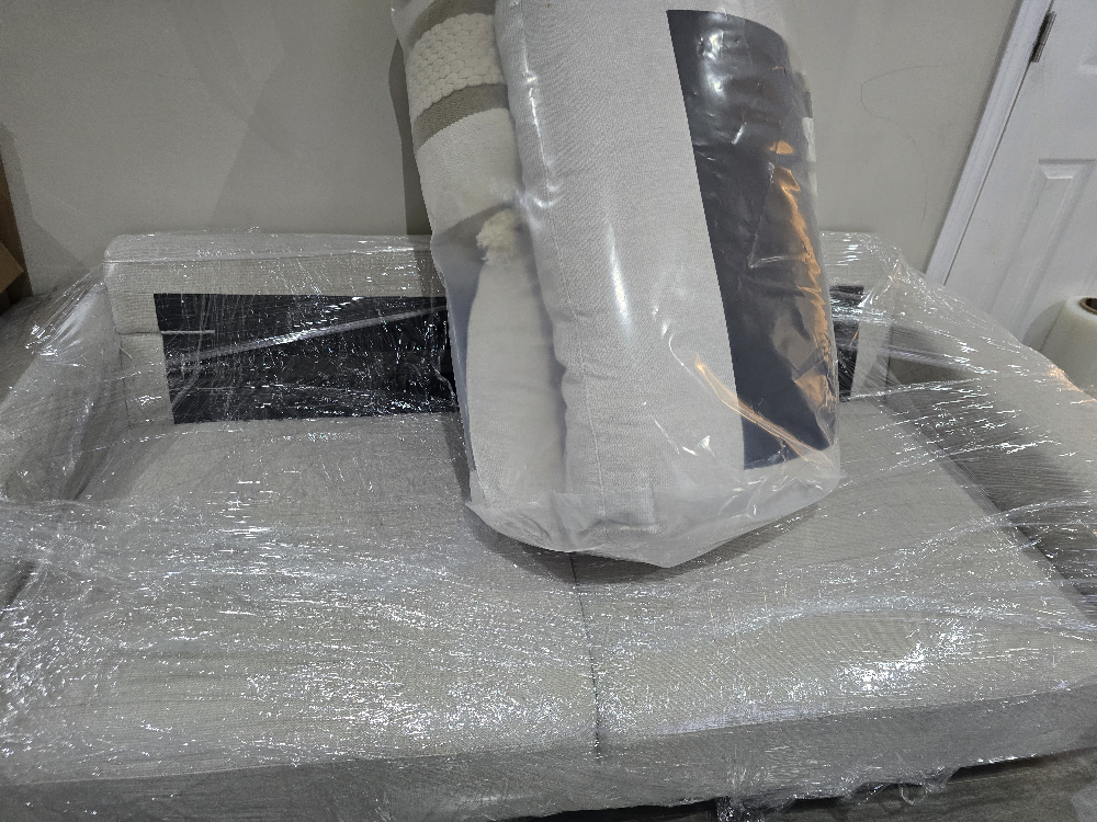 Modern Structube Beige Sofa - photo 2