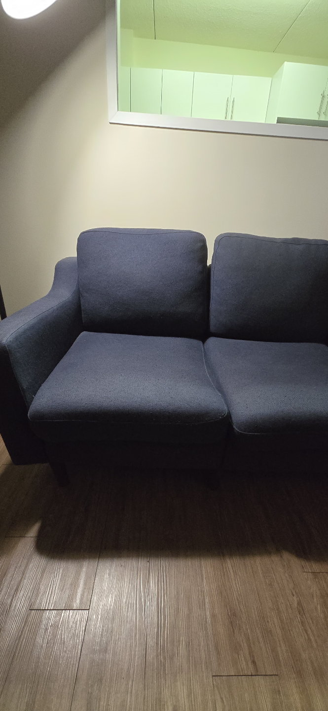 Dark Grey Three-Seater Sofa - photo 5