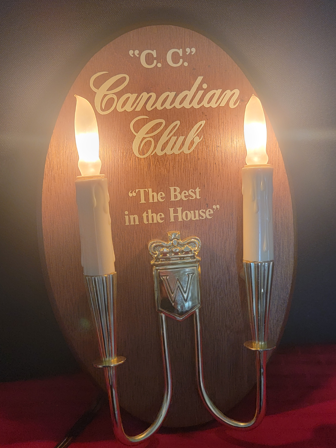 Vintage Canadian Club Whisky Light-Up Sign - photo 2