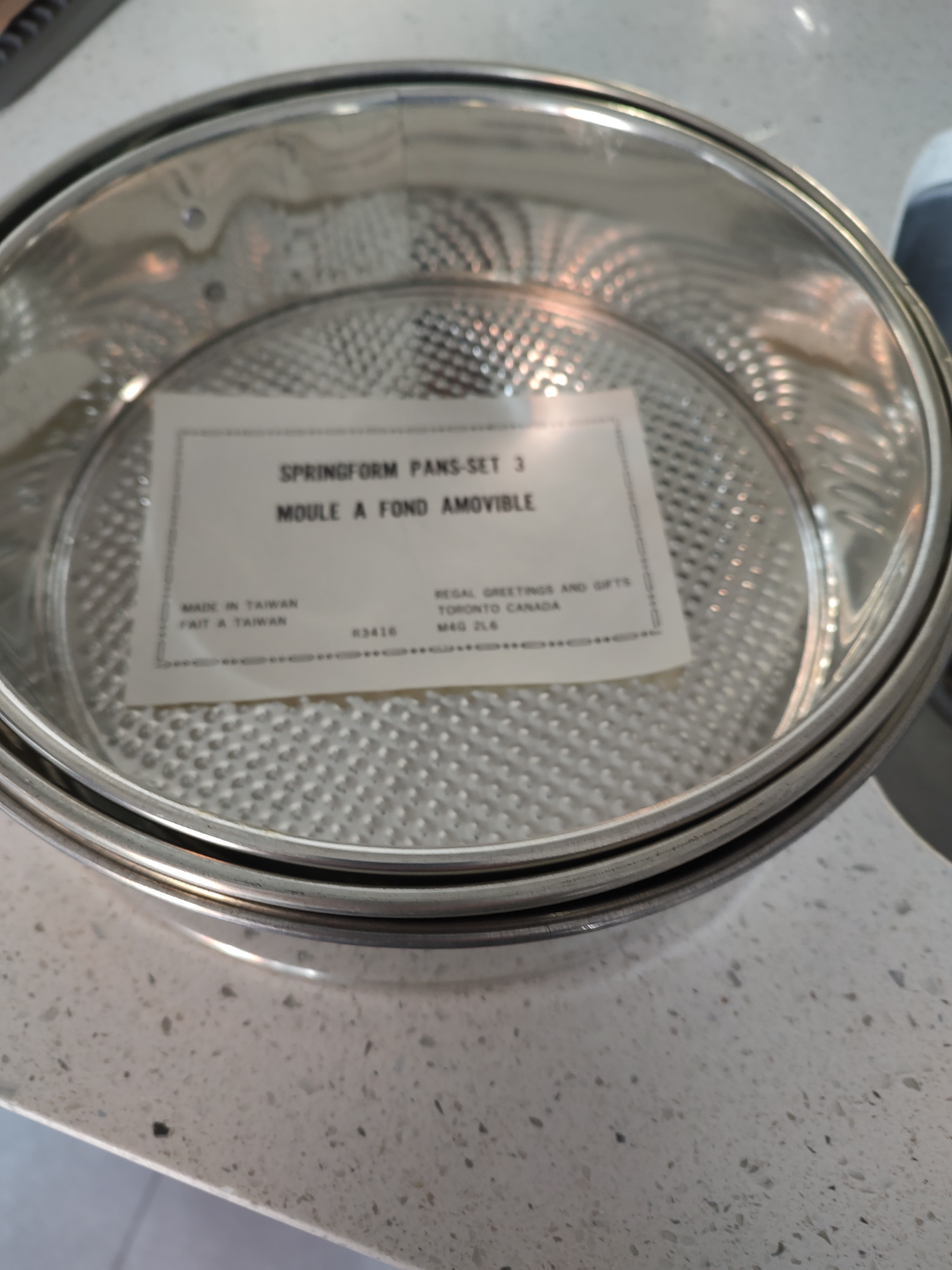 Springform Pan Set of 3