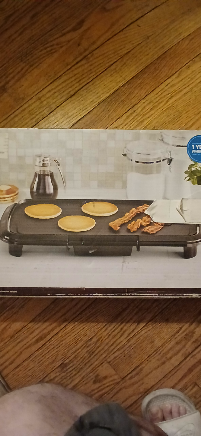 Mainstays 20-Inch Griddle - 1500 Watts