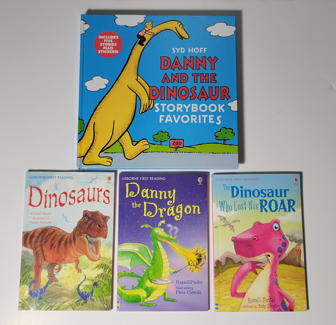 💚 Danny & the Dinosaur Storybook Favorites + 3 1st Reading Books
