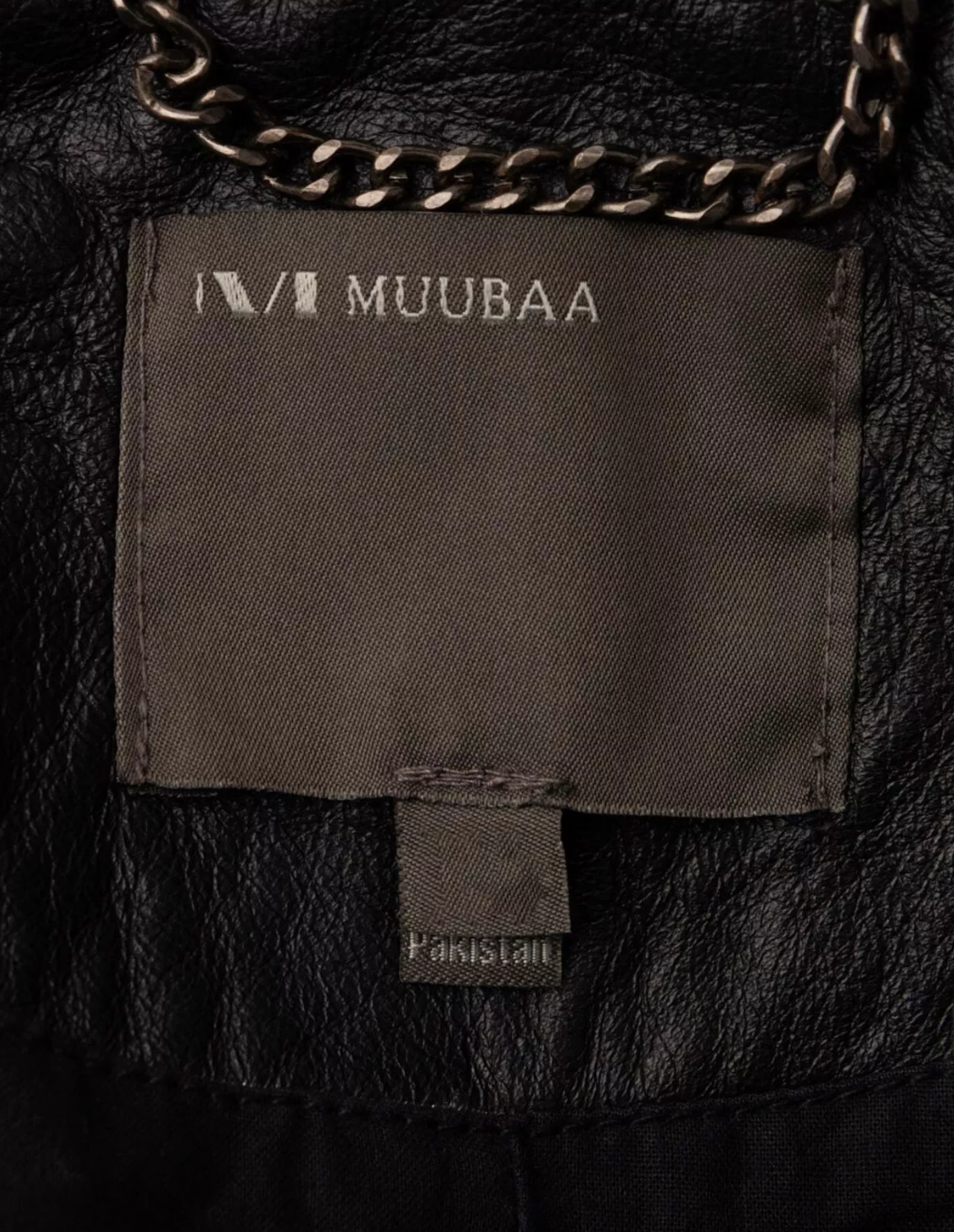 Muubaa Women's Black Leather Jacket Size XS - photo 2
