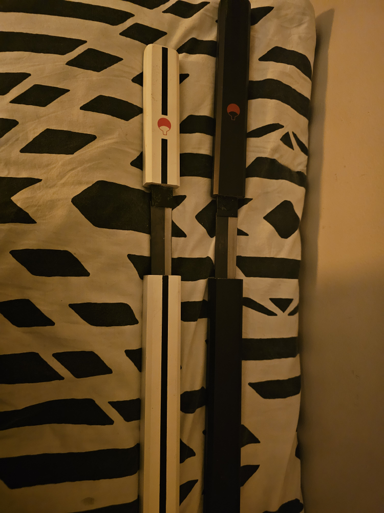 Black and white - Uchiha twin blade sword