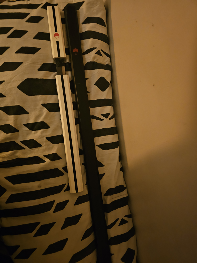 Black and white - Uchiha twin blade sword - photo 2