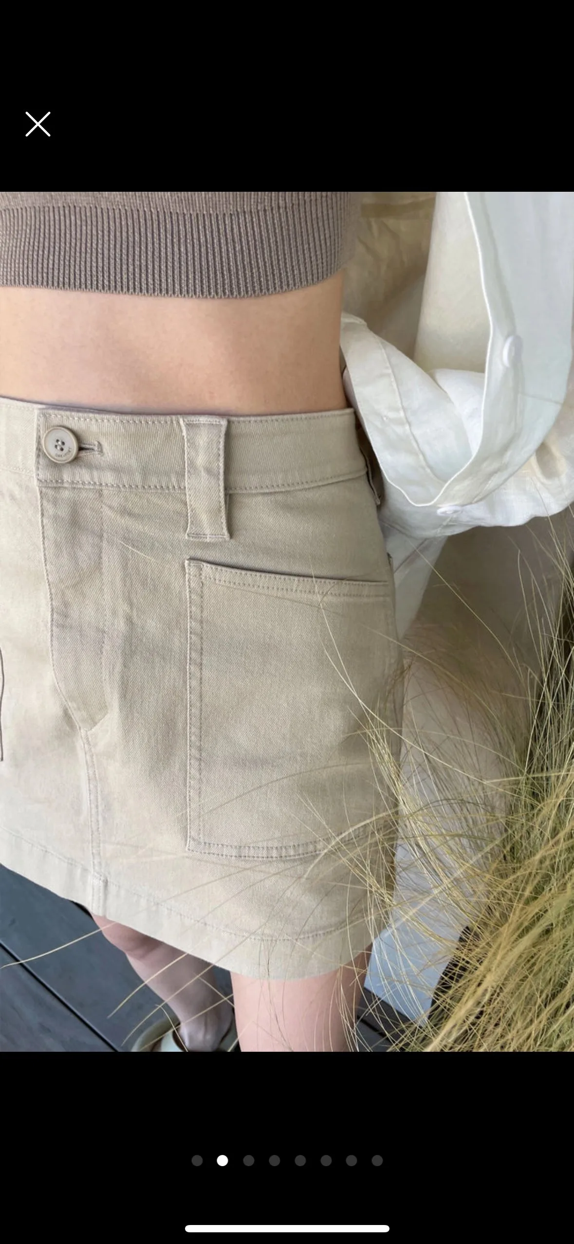 Oak + Fort mini skirt image indicator(2)
