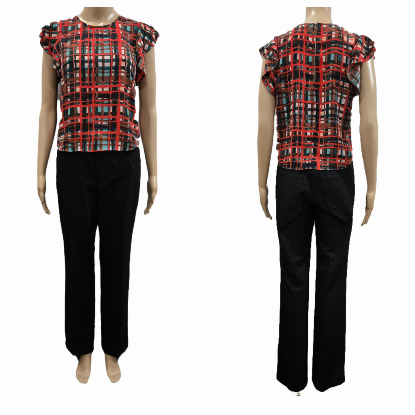 Escada Tessa High-Rise Straight-Leg Denim Size EU36/US 6/S image indicator(3)