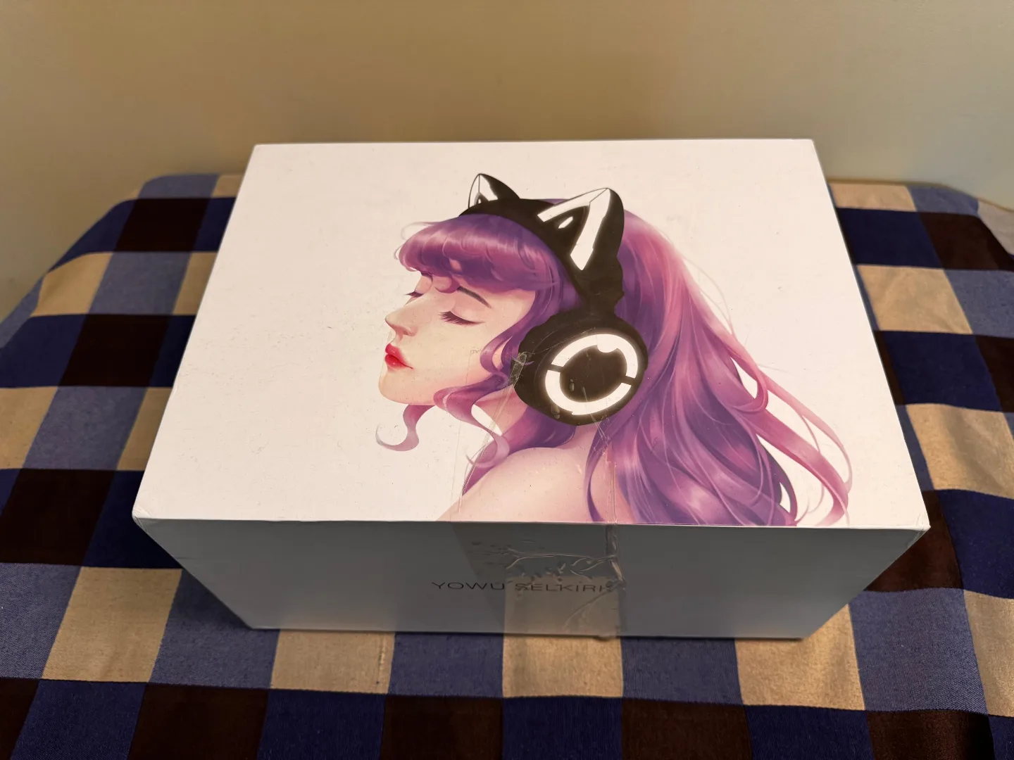 YOWU RGB cat ear wireless and wired gaming headset thumbnail