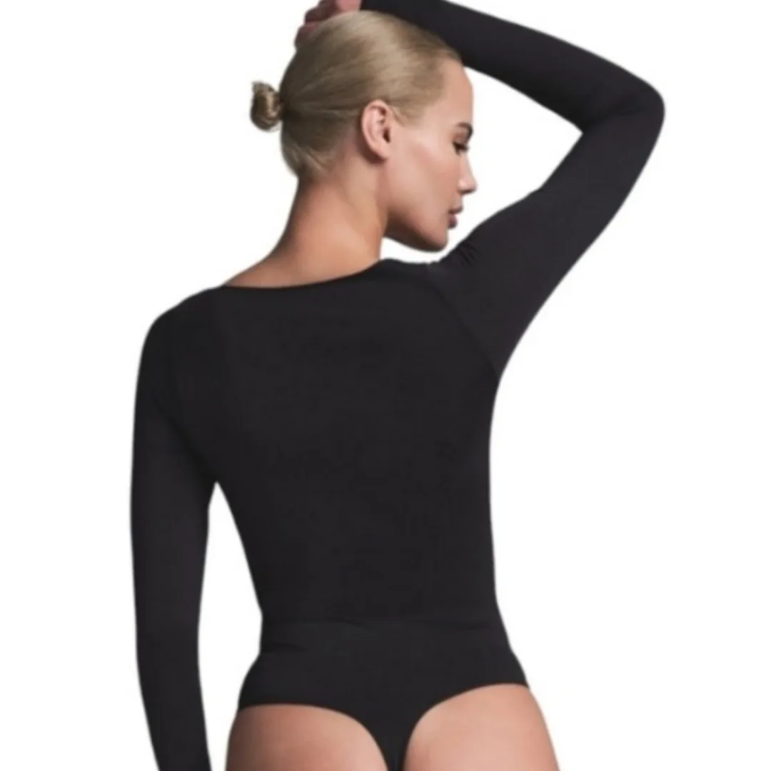 SKIMS Essential Long Sleeve Bodysuit image indicator(10)