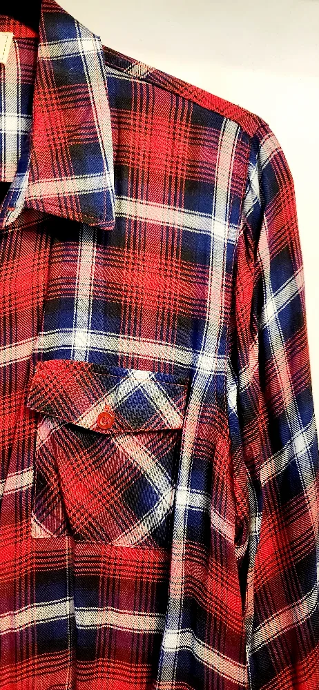 Women's Plaid Button-Down Shirt image indicator(6)
