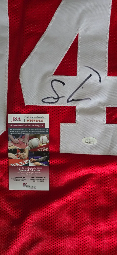 JSA Authenticated Signed #94 Solomon Thomas Jersey image indicator(2)