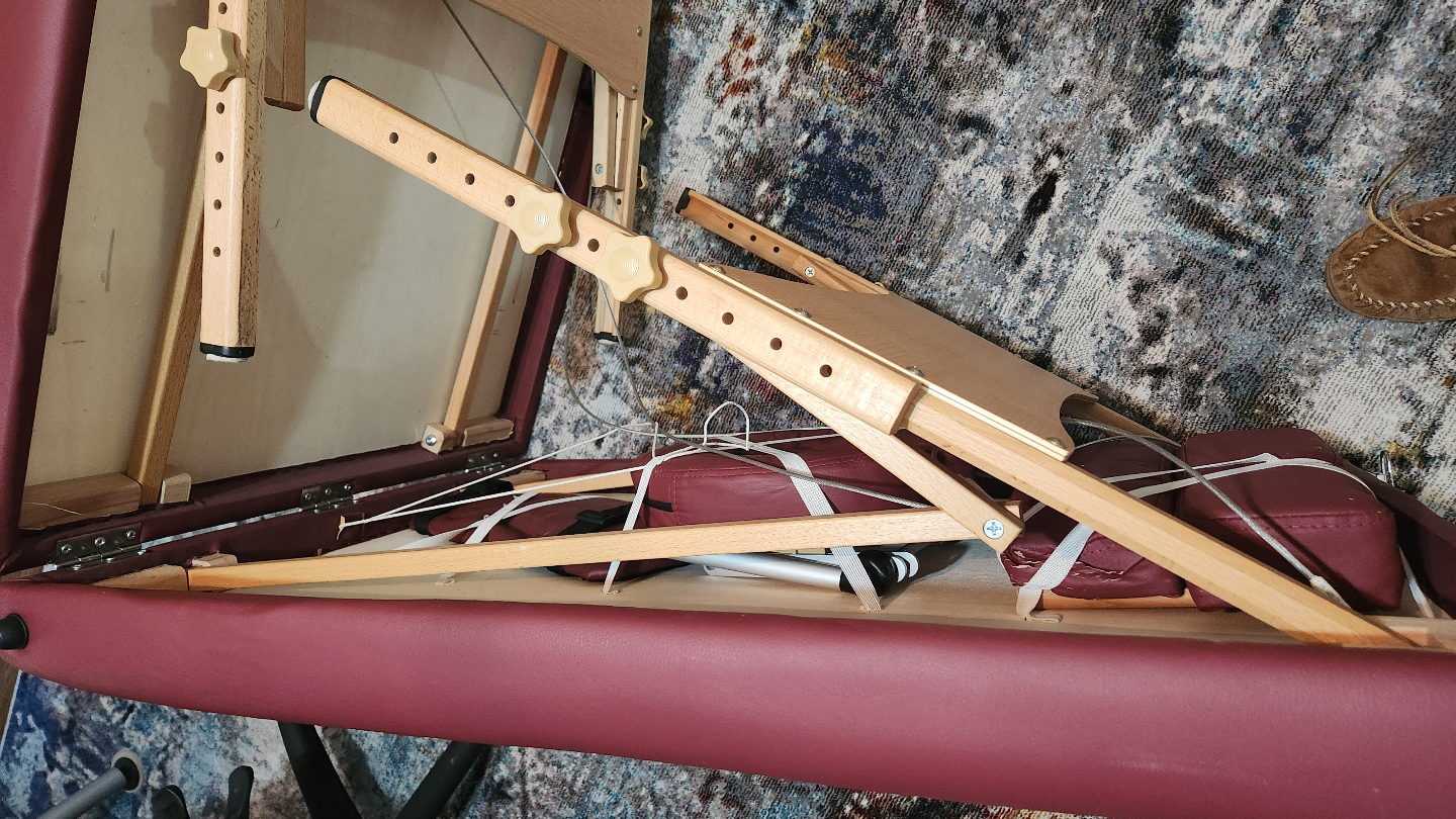 Portable Massage Table - Burgundy - photo 3