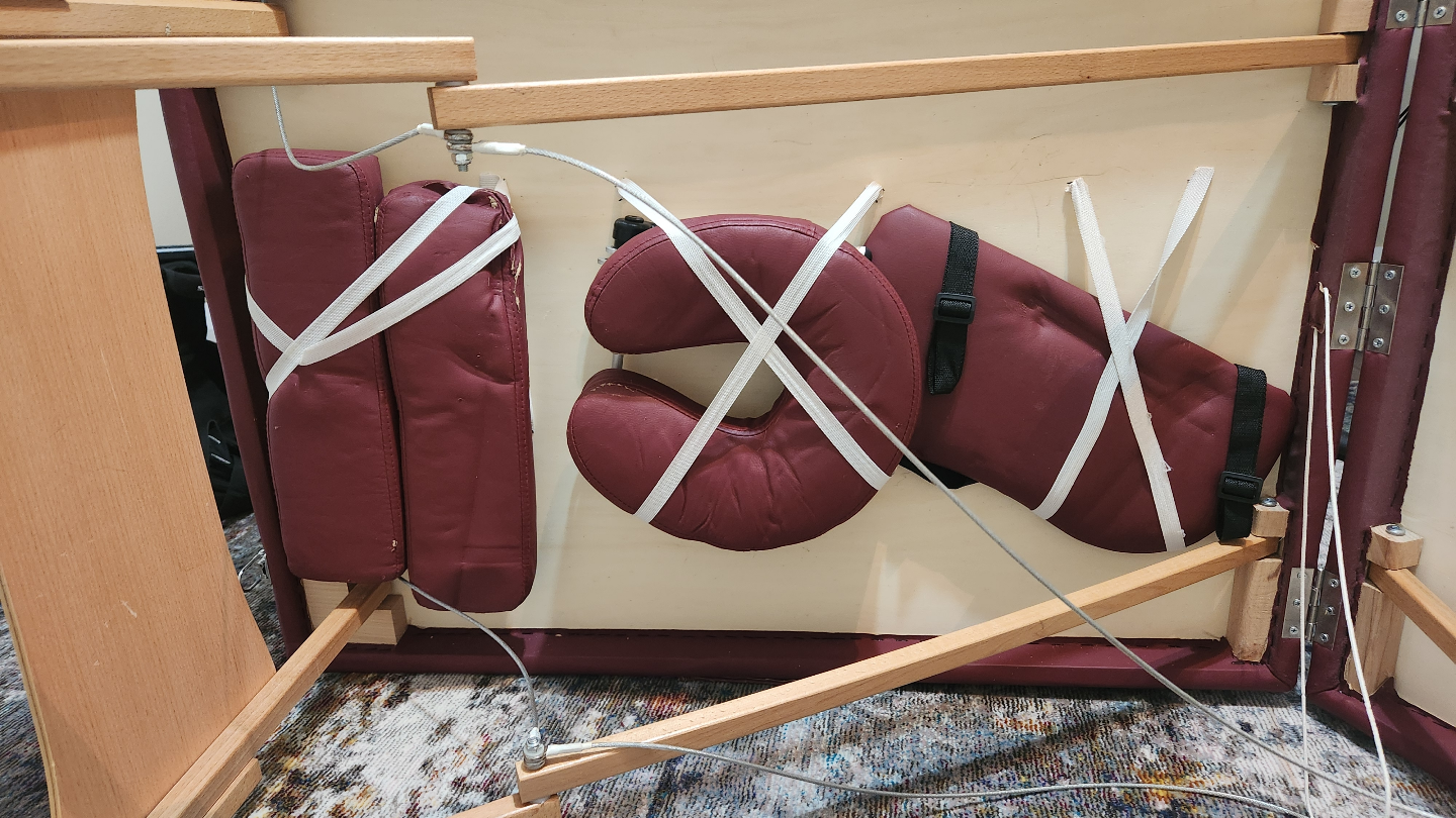 Portable Massage Table - Burgundy - photo 4