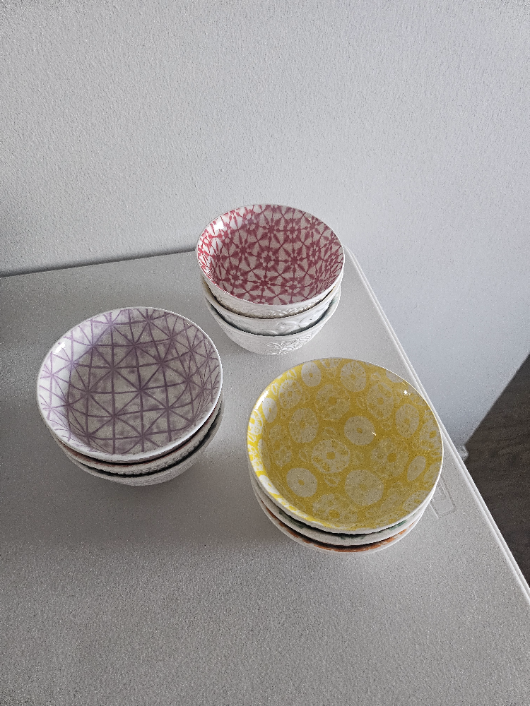 Set of 9 Decorative Bowls