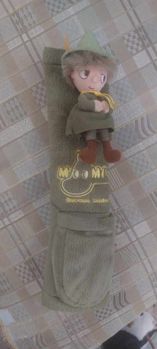 Moomin Snufkin Plush Seatbelt Cover