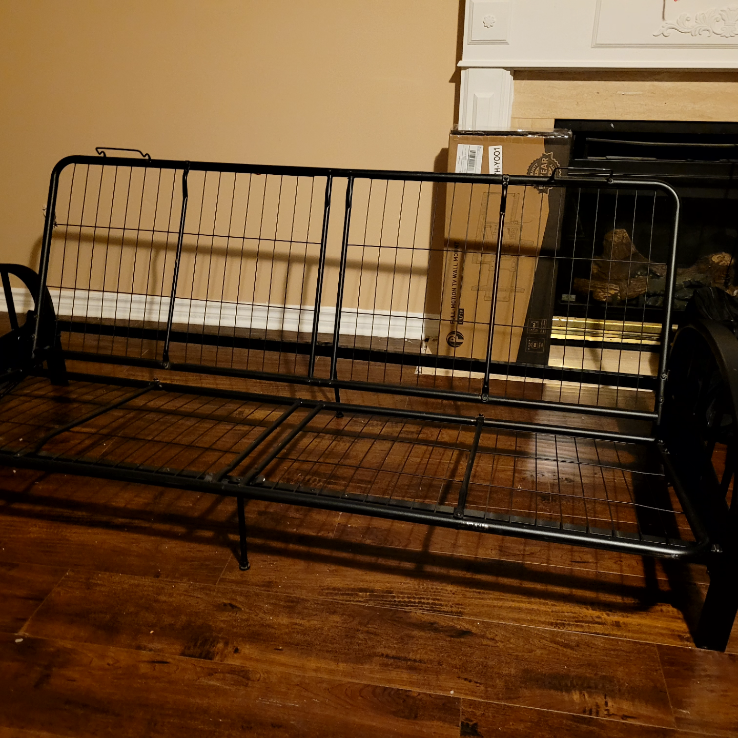 Black Metal Futon Frame
