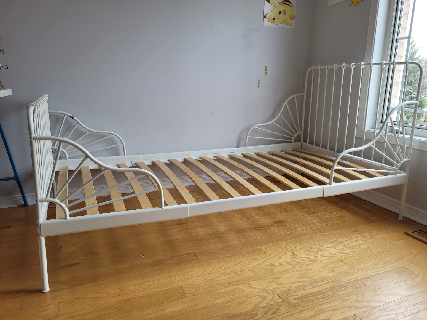 IKEA Metal Twin Bed Frame - White - photo 2
