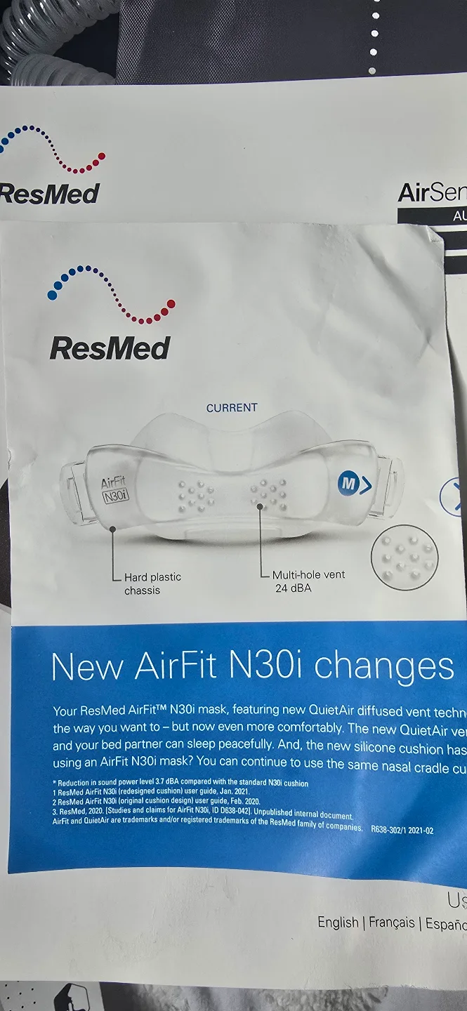 ResMed Air sense 11 AutoSet CPAP Machine Travel Package image indicator(9)