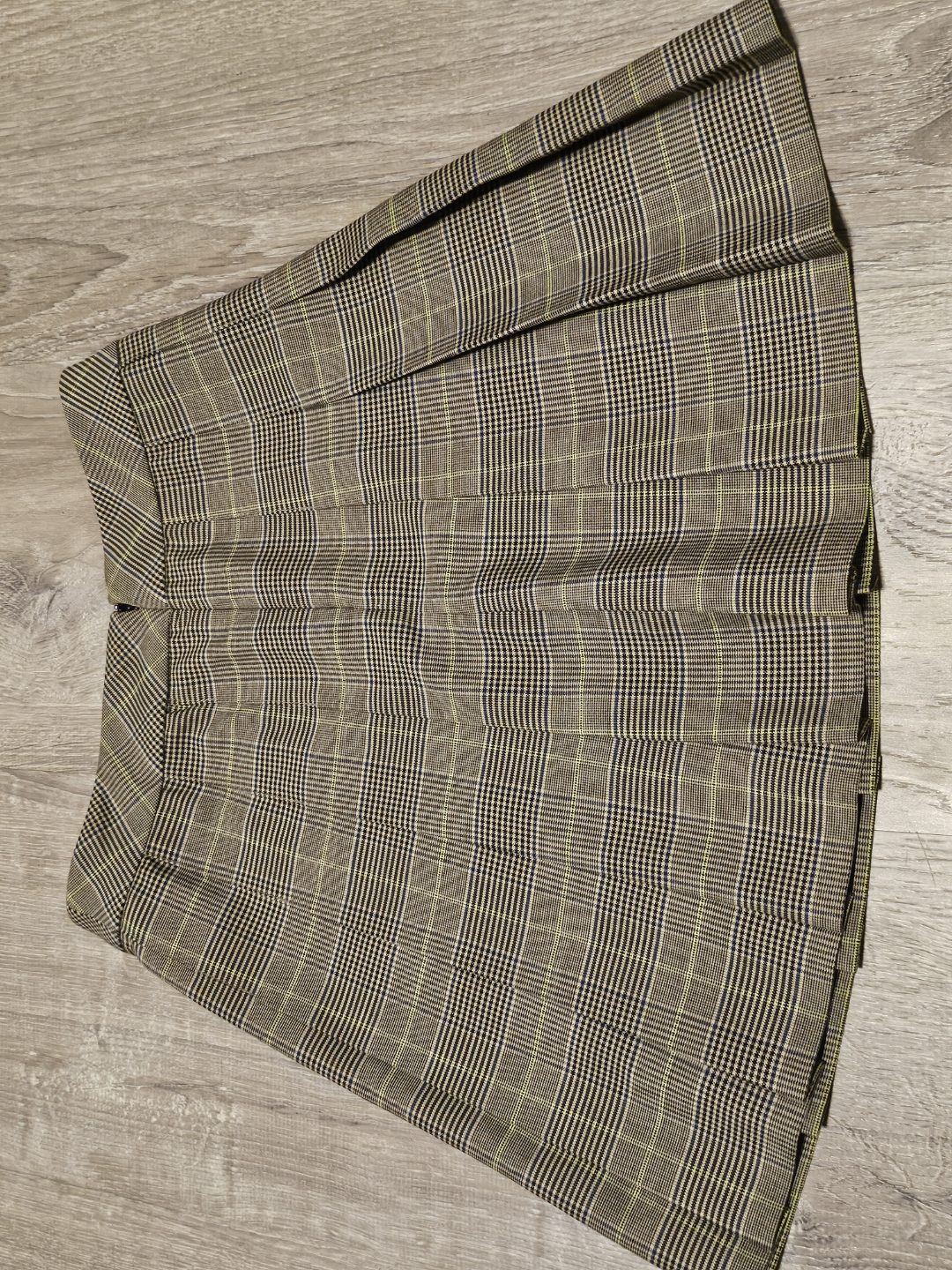 Aritzia Sunday Best Grey Plaid Pleated Mini Skirt Size 00 - photo 4