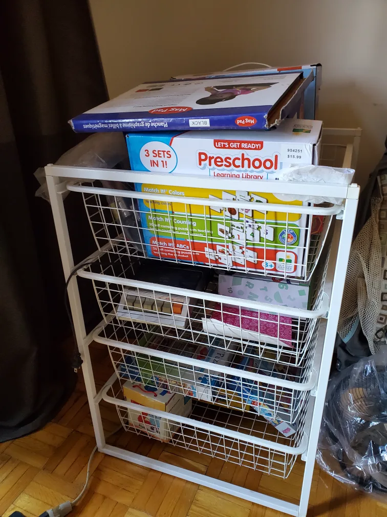 metal wire storage rack thumbnail