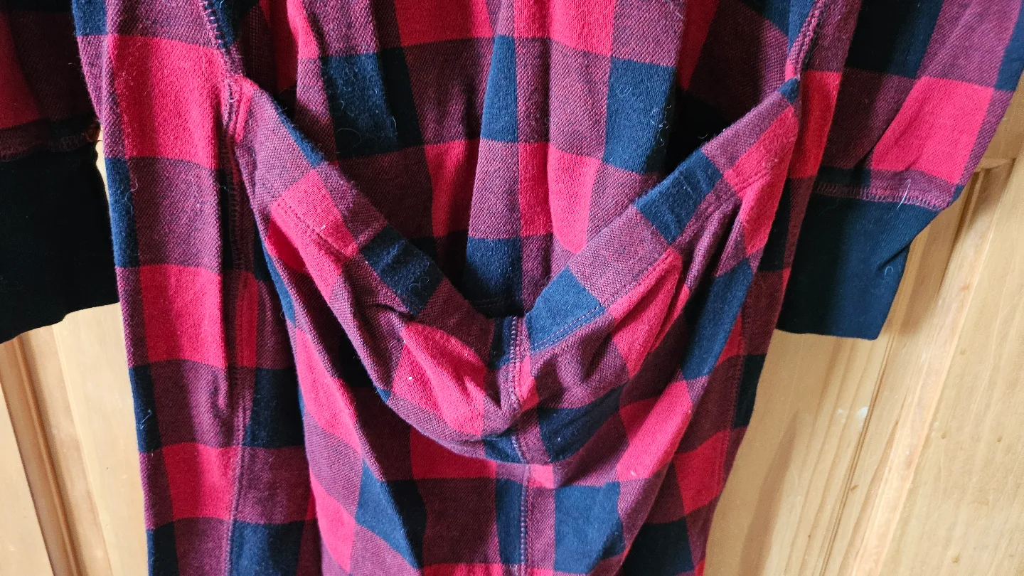 Roots Canada Red & Black Flannel Union Suit image indicator(5)