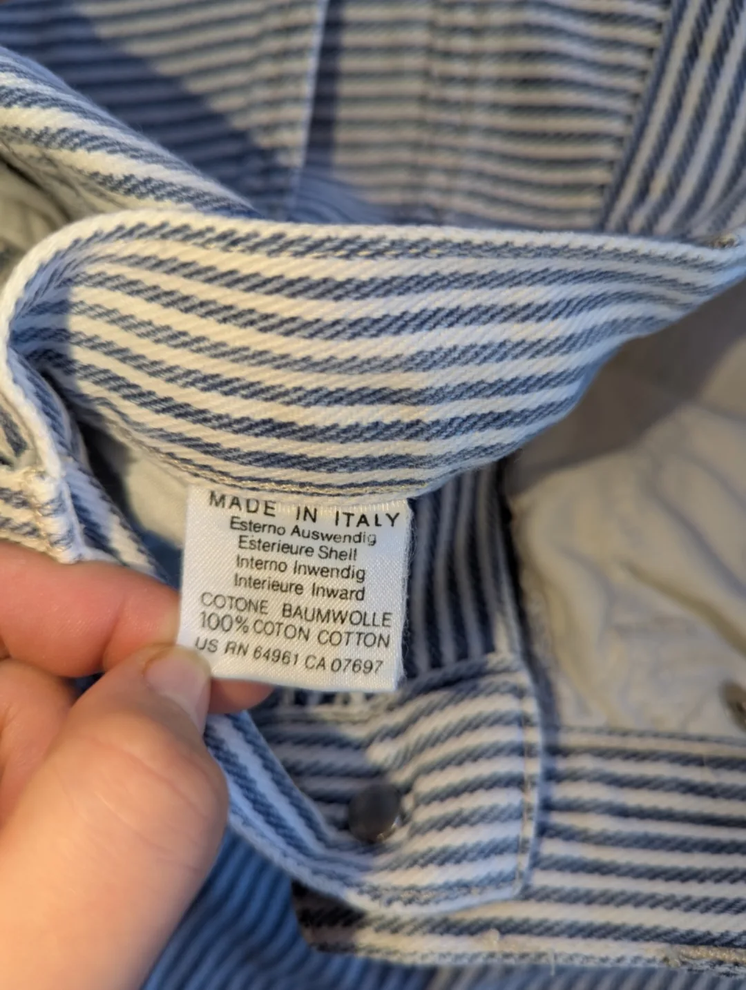 Vintage United Colours of Benetton Striped Trousers image indicator(3)