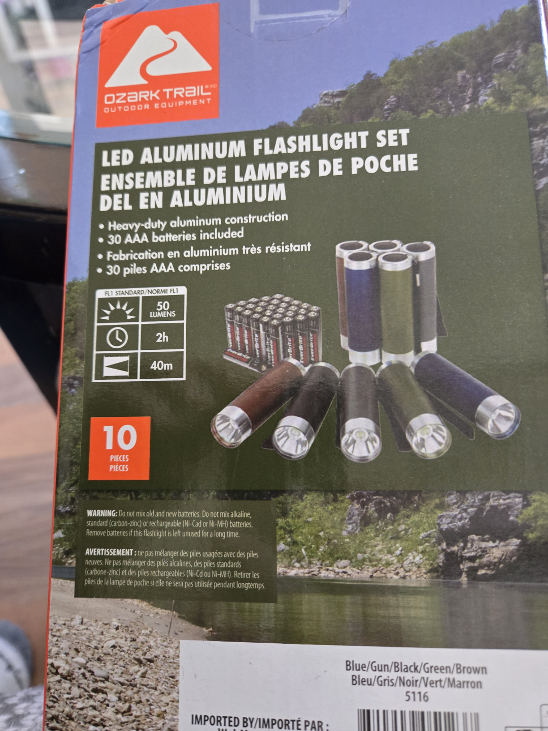 Ozark Trail LED Aluminum Flashlight Set - 10 Pack - photo 4