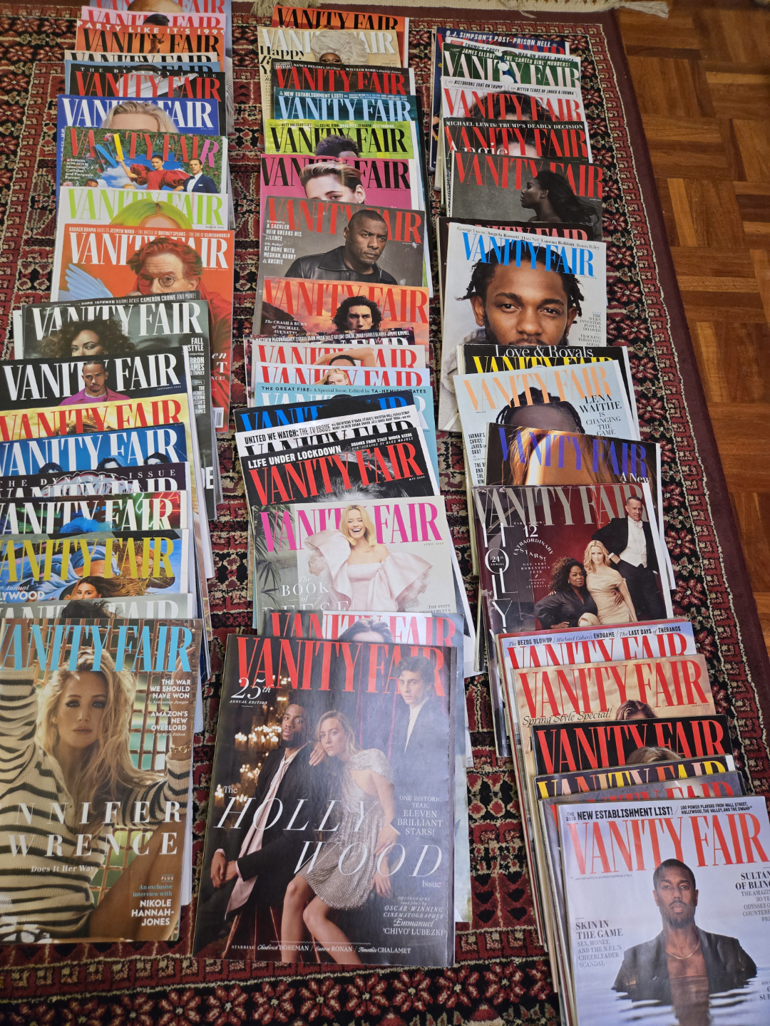 #Freecycle Collection of Vanity Fair Magazines