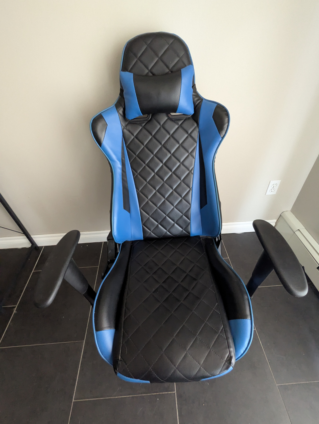 Gaming Chair - Black and Blue
