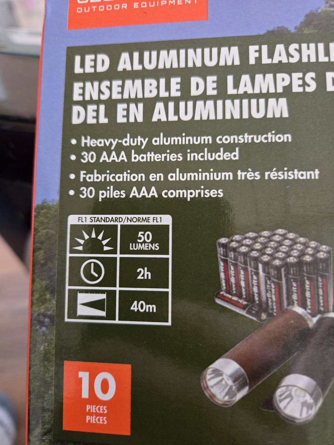 Ozark Trail LED Aluminum Flashlight Set - 10 Pack - photo 5