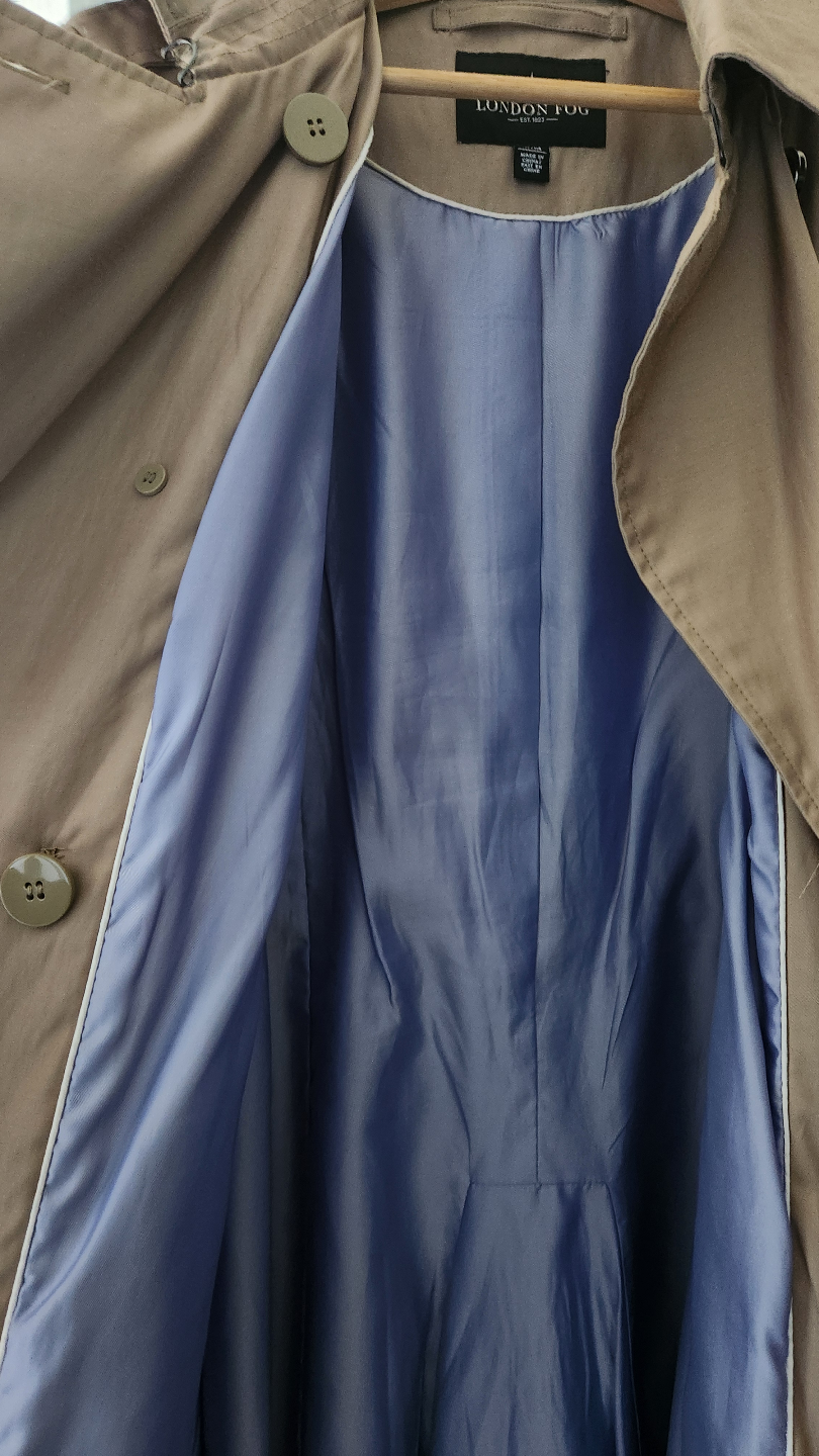 London Fog Women's Beige Trench Coat - Size M - photo 3
