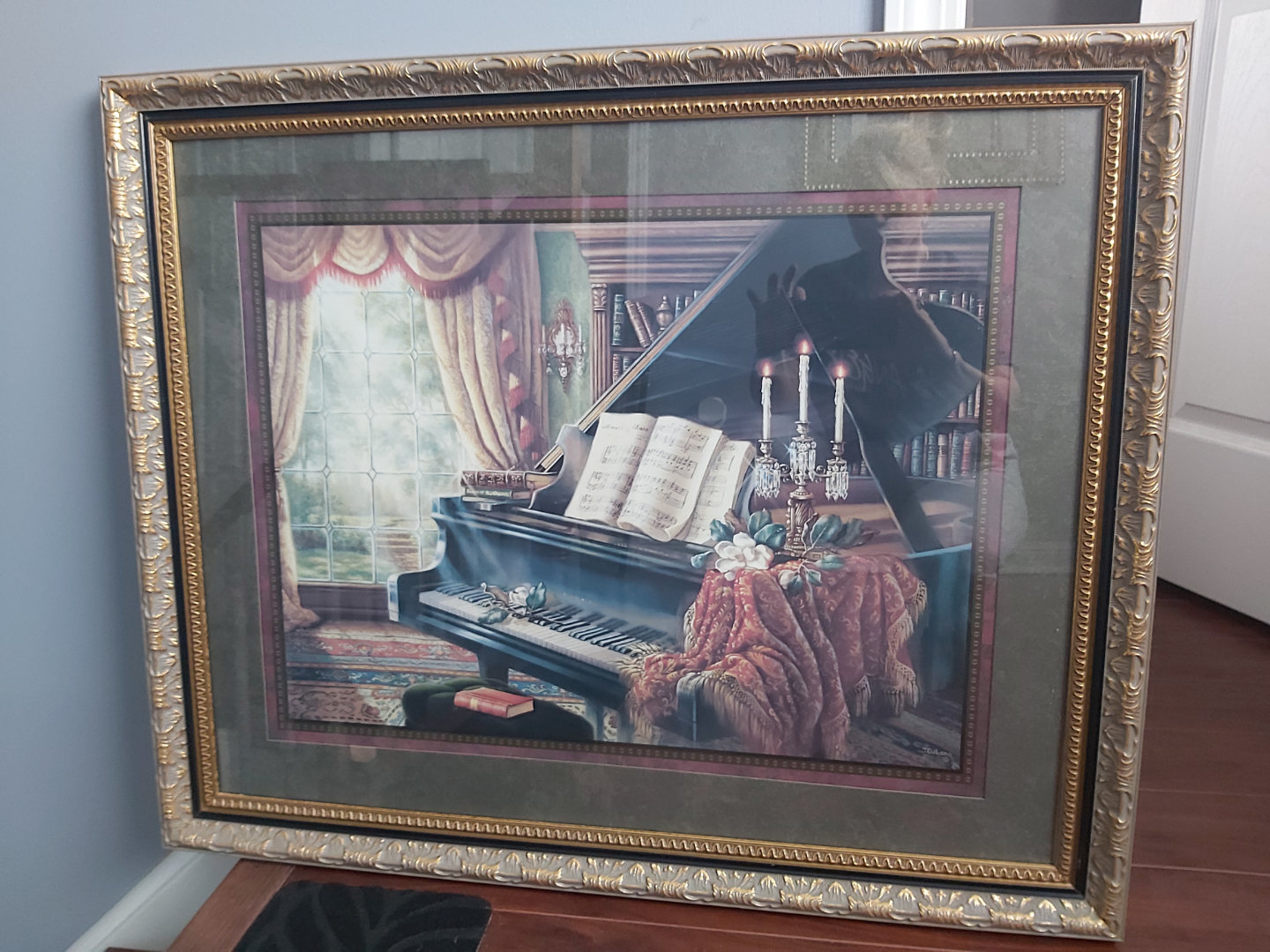 Grand Piano Artwork Framed Print