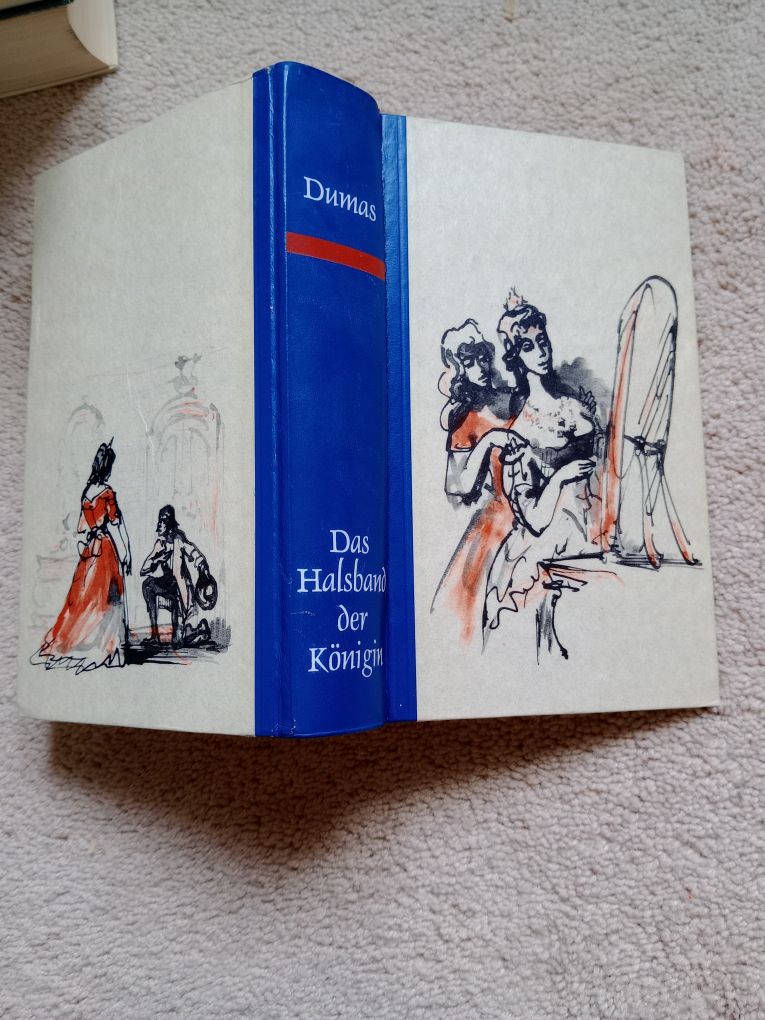 Vintage German Edition of Dumas' Queen's Necklace