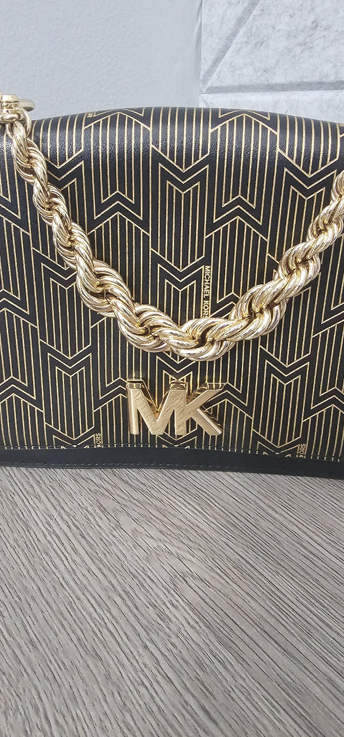 Michael Kors Black and Gold Chain Bag - photo 2
