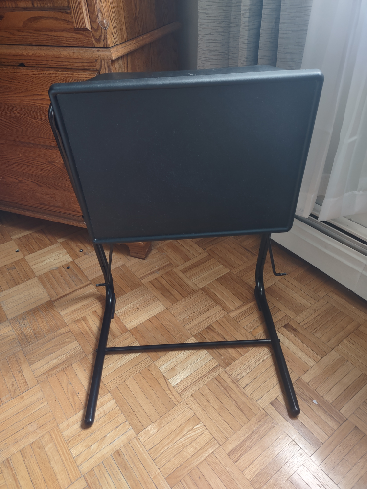 Black TV Tray Table - photo 3