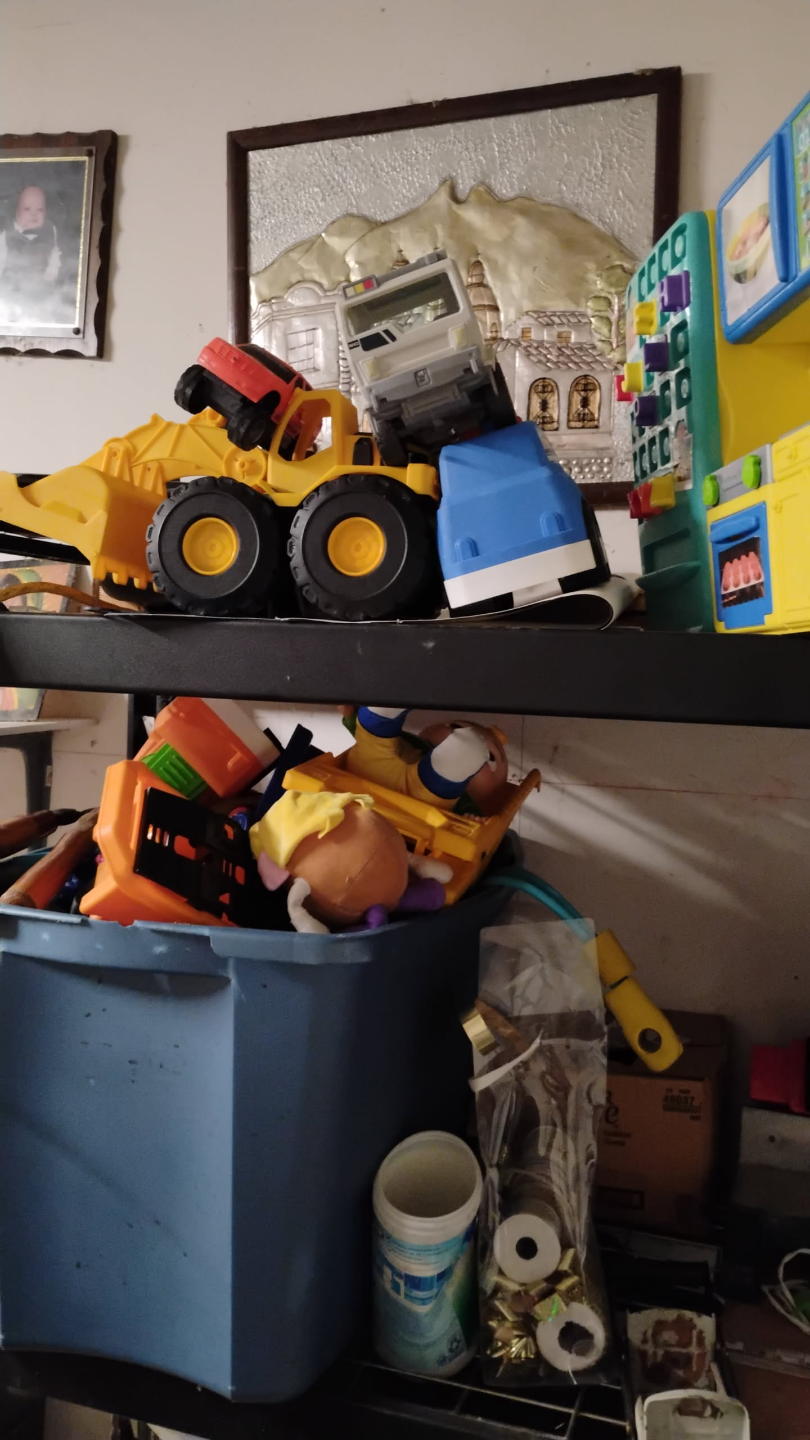 Lot of Toy Trucks and Construction Vehicles and other toys