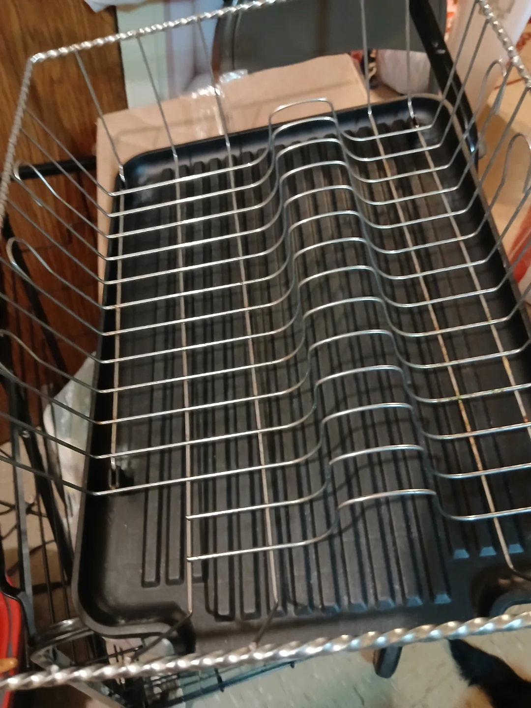 Over the Sink Dish Drying Rack without utensil holder image indicator(2)