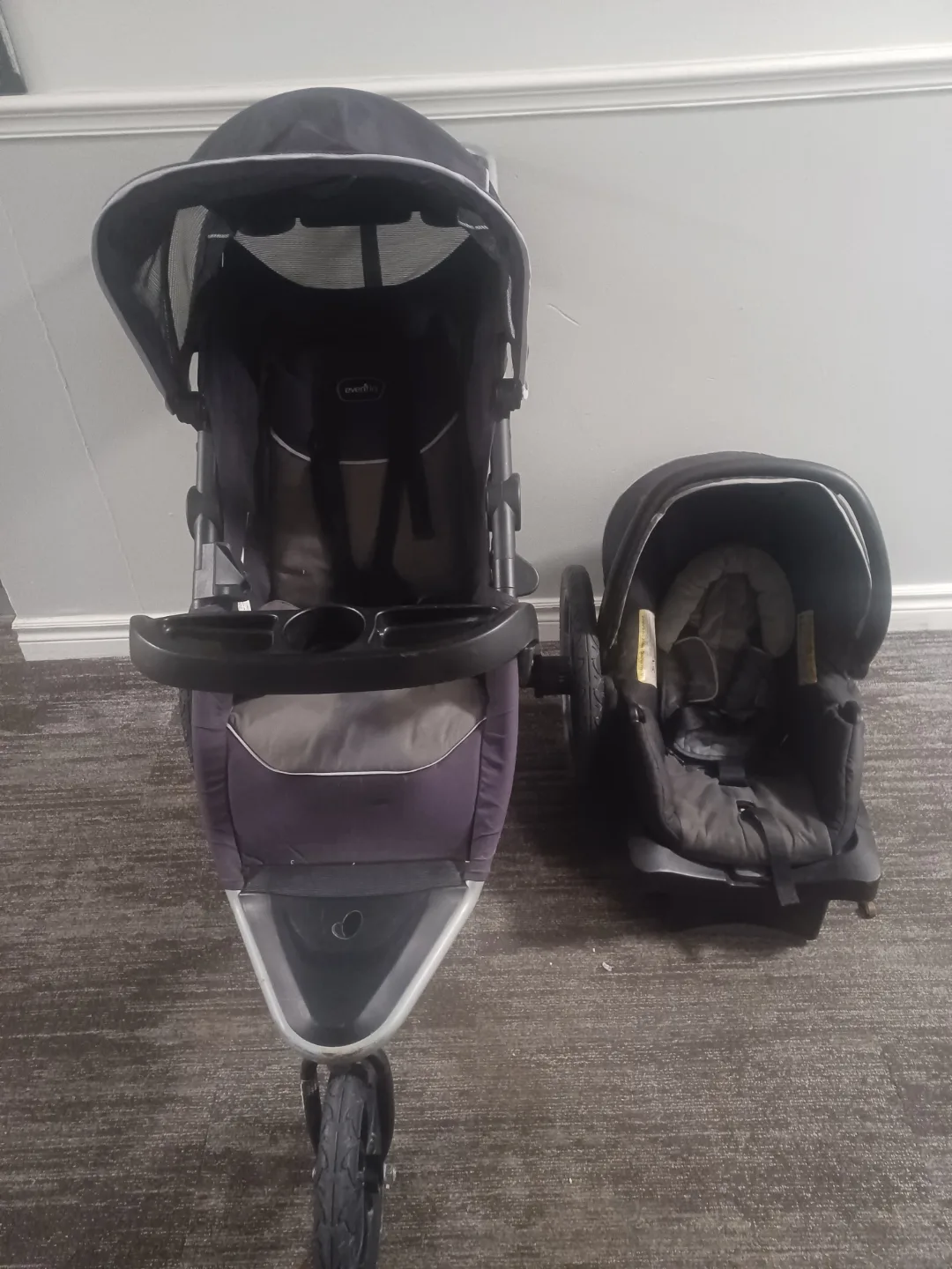 Evenflo Pivot X stroller and infant car seat image indicator(9)