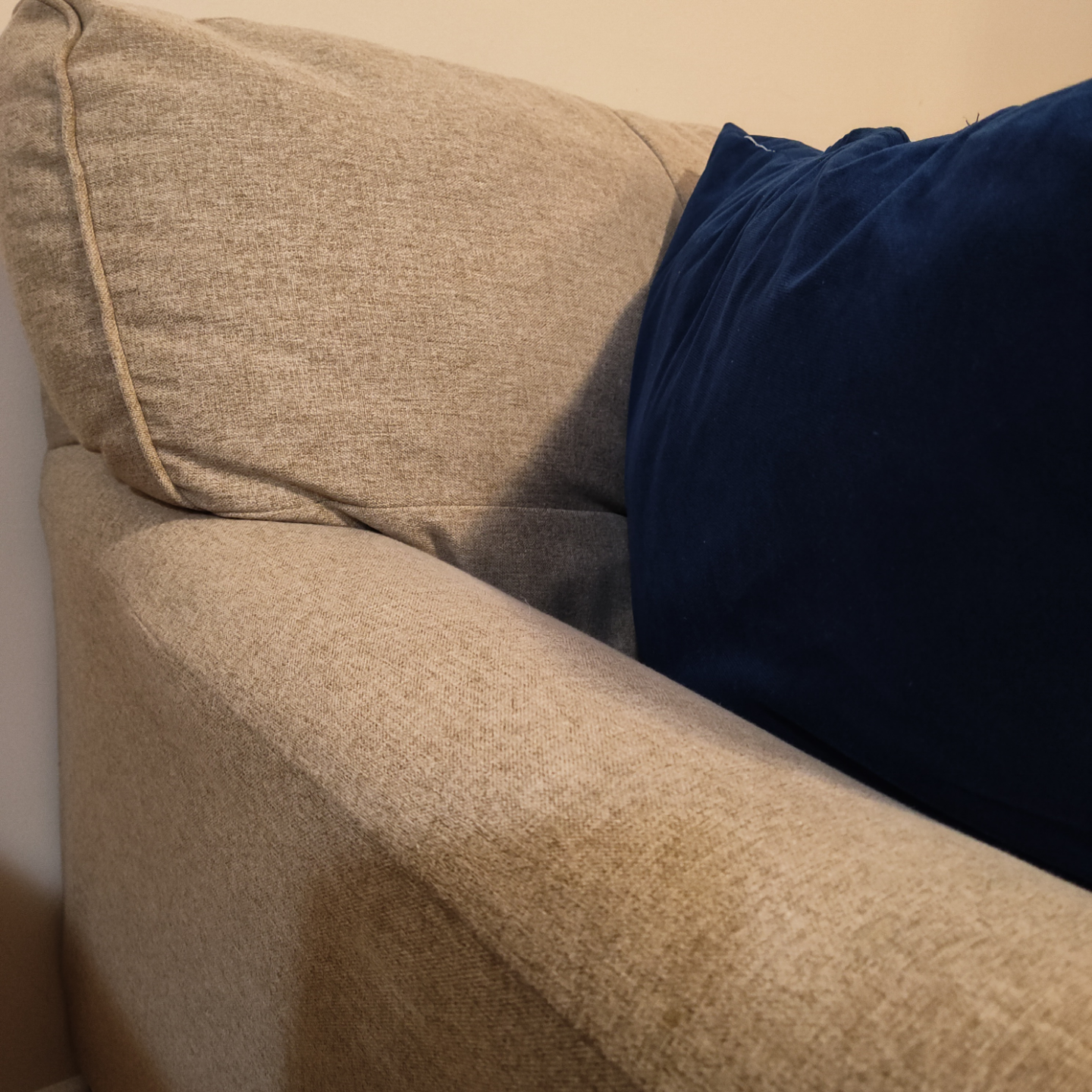 Beige Loveseat/Sofa - Three Seaters - photo 5