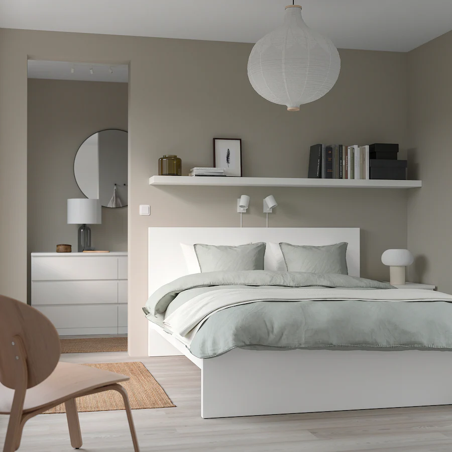 IKEA MALM Queen Bed Frame - White
