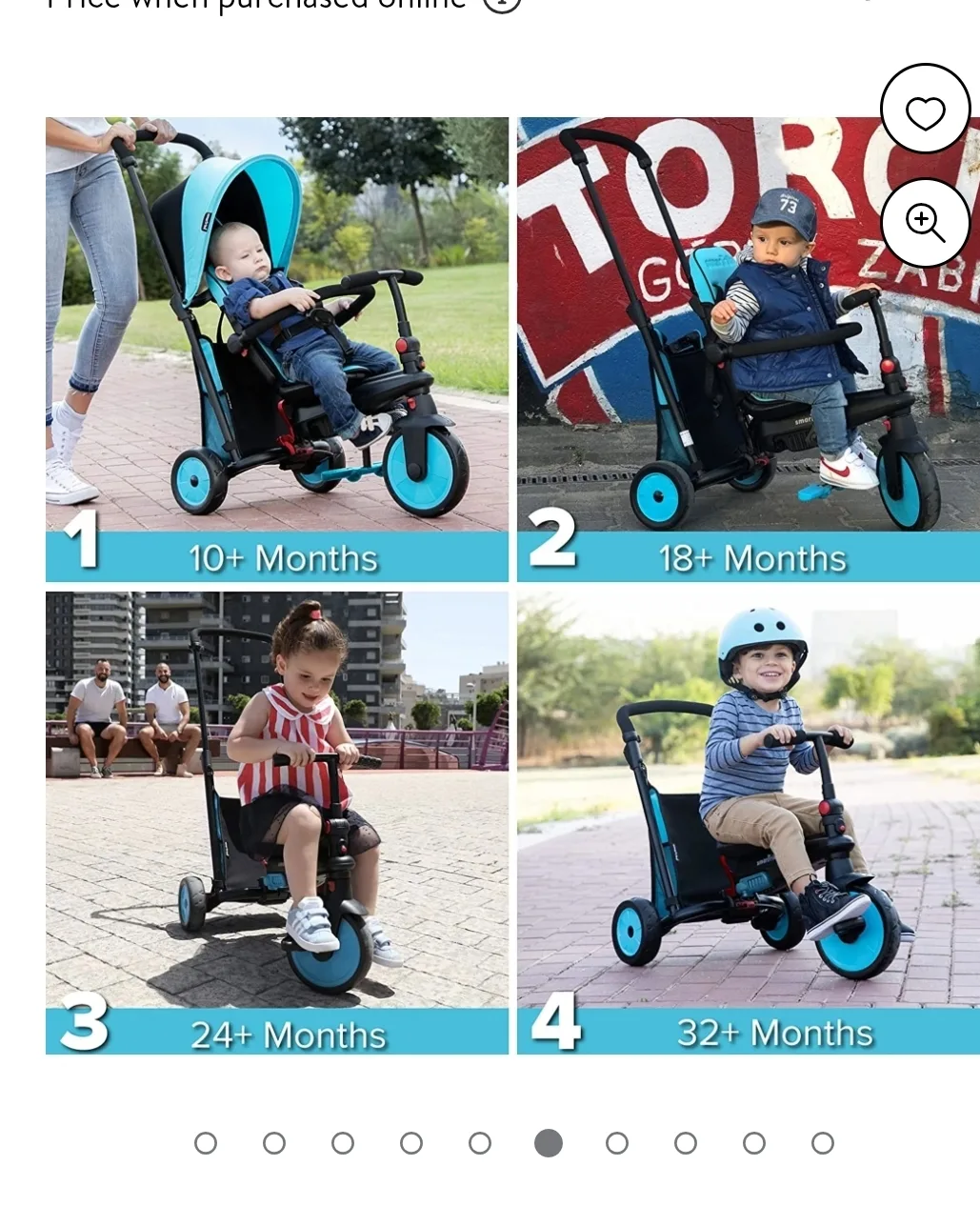 Smartrike 5-in-1 Modular Toddler Tricycle image indicator(2)