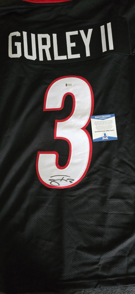 Autographed Todd Gurley II #3 Bulldogs Jersey - photo 3