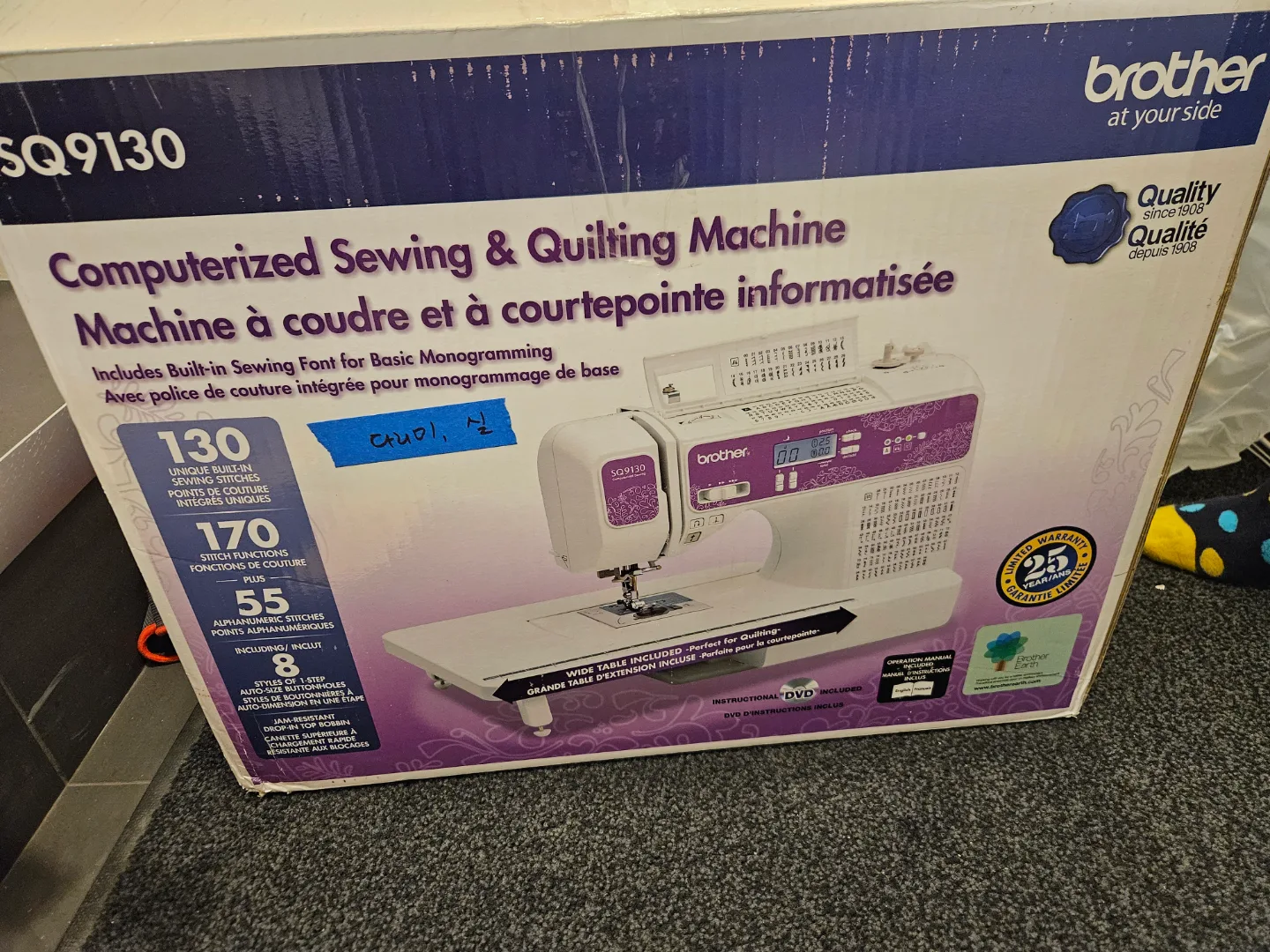 Brother SQ9130 Computerized Sewing & Quilting Machine thumbnail