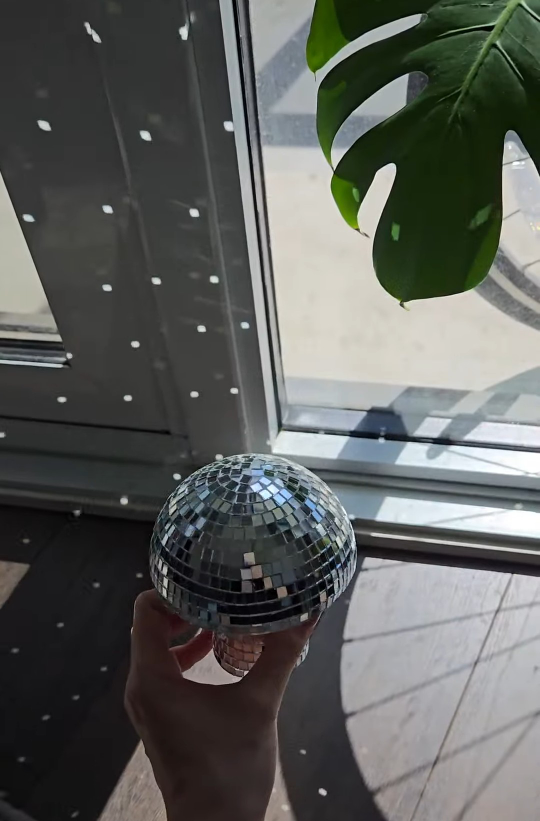 Handmade Disco Ball Mushroom Decor - photo 2