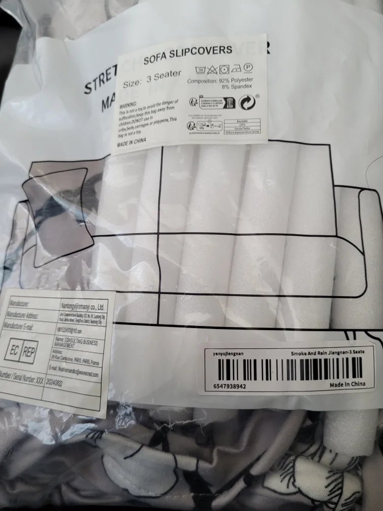 sofa cover 3 seater thumbnail